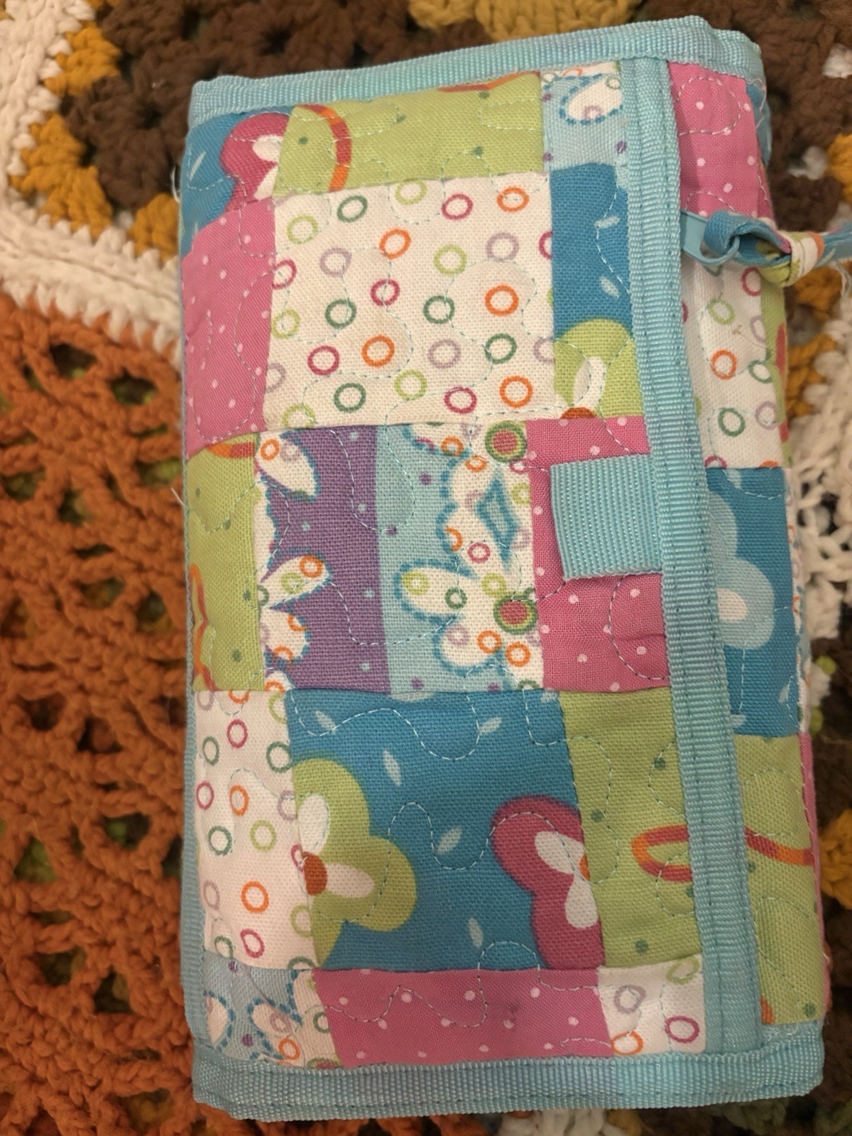 DSQ Patchwork Multicolored Style Wallet Clutch 10… - image 7