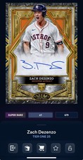 DIGITAL TOPPS BUNT Zach Dezenzo TIER ONE 25 SUPER RARE SIGNATURE Read
