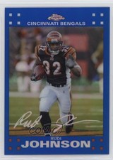2007 Topps Chrome Blue Refractor Rudi Johnson #TC121 1n4j
