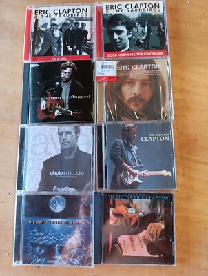 ERIC CLAPTON COLLECTORS 8 CD LOT Like New BRAND NEW CASES