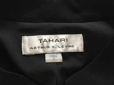 Blazer Femme Tahari Arthur S. - Taille 12 - Noir - Occasion Très Bon état