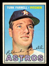 1967 TOPPS OPC O PEE CHEE BASEBALL #190 TURK FARRELL EX-NM Houston Astros Card