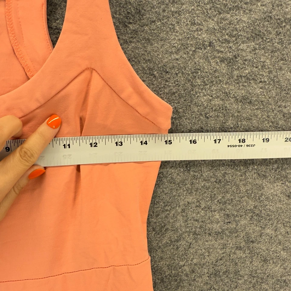 Vestido Cynthia Rowley Mujer S Pequeño Rosa Vaina Midi Cremallera Sin Mangas Informal Foto 4 de 4