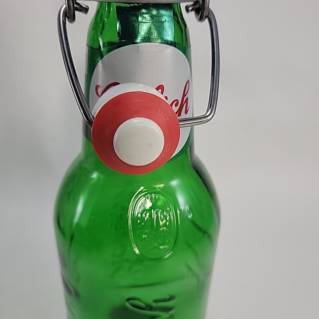 4 Pack Grolsch Green Glass Upcycled Beer Bottle Stemware  450ml  