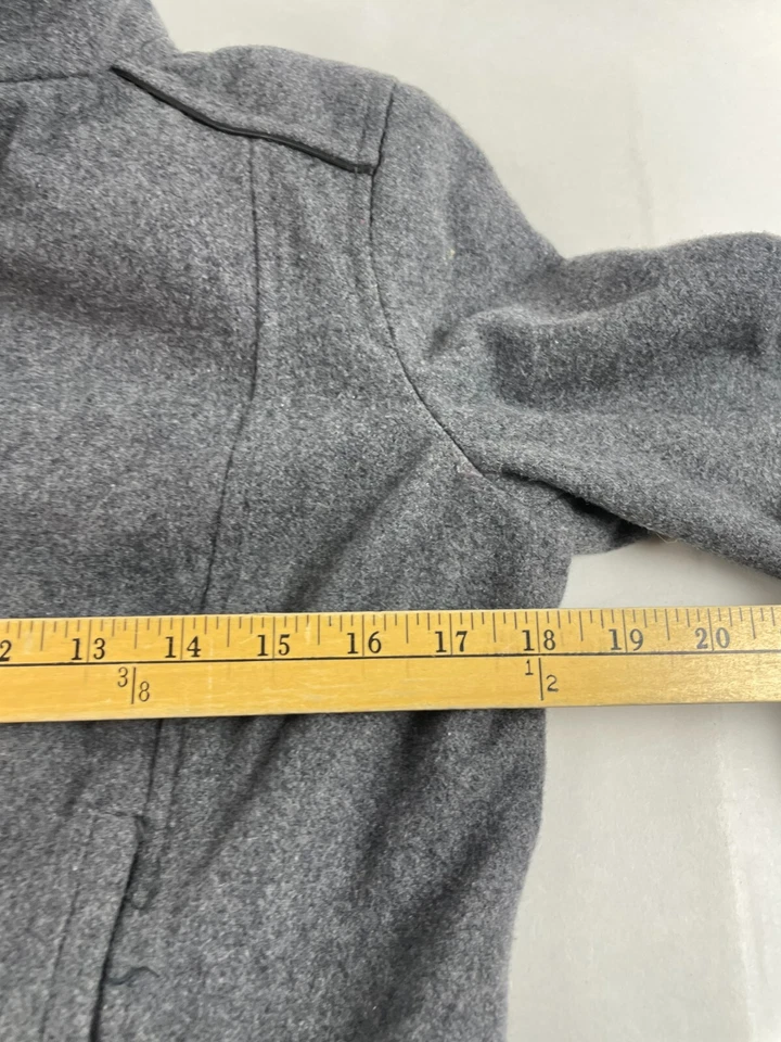 Mossimo Jacket, Women's Size Small, Gray, Wool Blend, Full Zip - Image 4 of 4