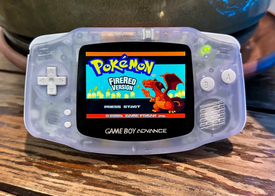 Nintendo Game Boy Advance GBA Glacier System 101 V5 IPS LCD Backlit Brighter - Image 2 of 4