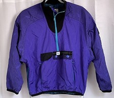 Vintage 90 s Kaelin Pullover Ski Jacket Size S/M Purple/Black/Turquoise Unisex