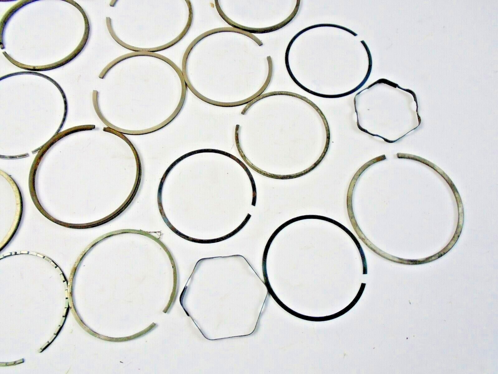 Vintage Piston Rings Lot of 28 Many Different Sizes and Styles Decor