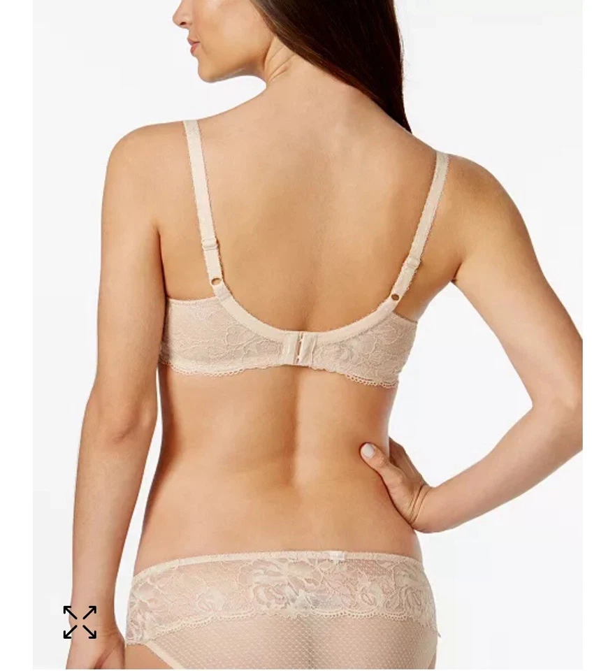 NUEVO Talla L WACOAL 845287 Sofisticado Encaje Corte Alto Hipster Bragas Púrpura Foto 3 de 4