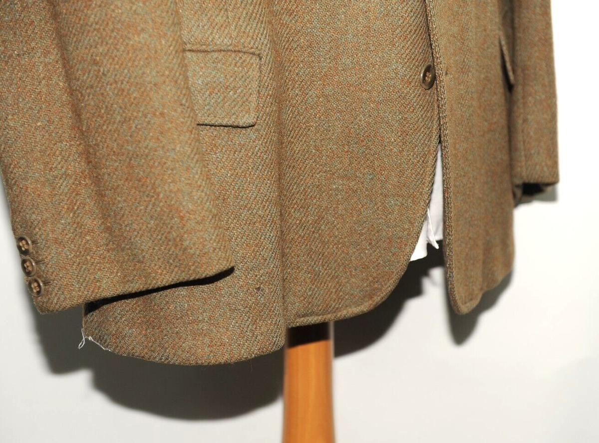 VINTAGE HARRIS TWEED TAILORED BY BURTON BROWN JACKET 44