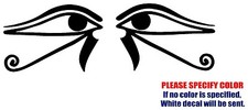 Egyptian Eye of Horus Ra Symbol Vinyl Decal Sticker Car Window Bumper Wall 12"
