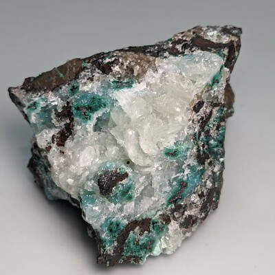 DRUZY CHRYSOCOLLA Quartz Calcite Malachite Reward Mine Mineral Specimen 7cm