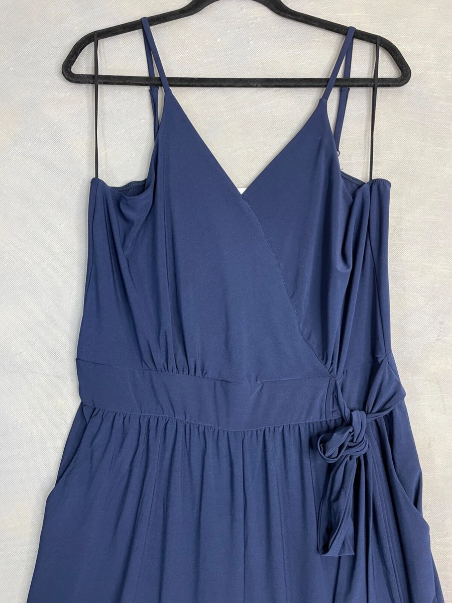 Navy blue romper dress cheap