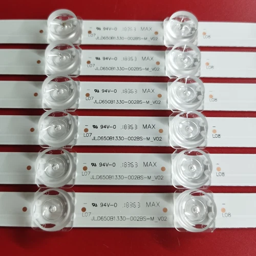 LED Strips For JL.D650B1330-002BS-M-V02 CRH-ZG65F8B3030110388BREV1.5 65D4P - Picture 7 of 10