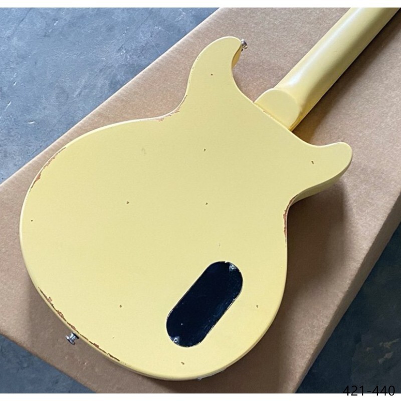 Nitro finish, Left hand, Double cut, TV yellow, Guitar