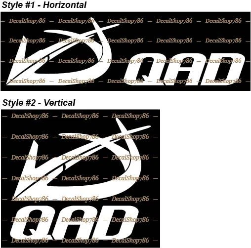 QAD - Archery/Hunting Equipment & Gears - Vinyl Die-Cut Peel N' Stick Decals