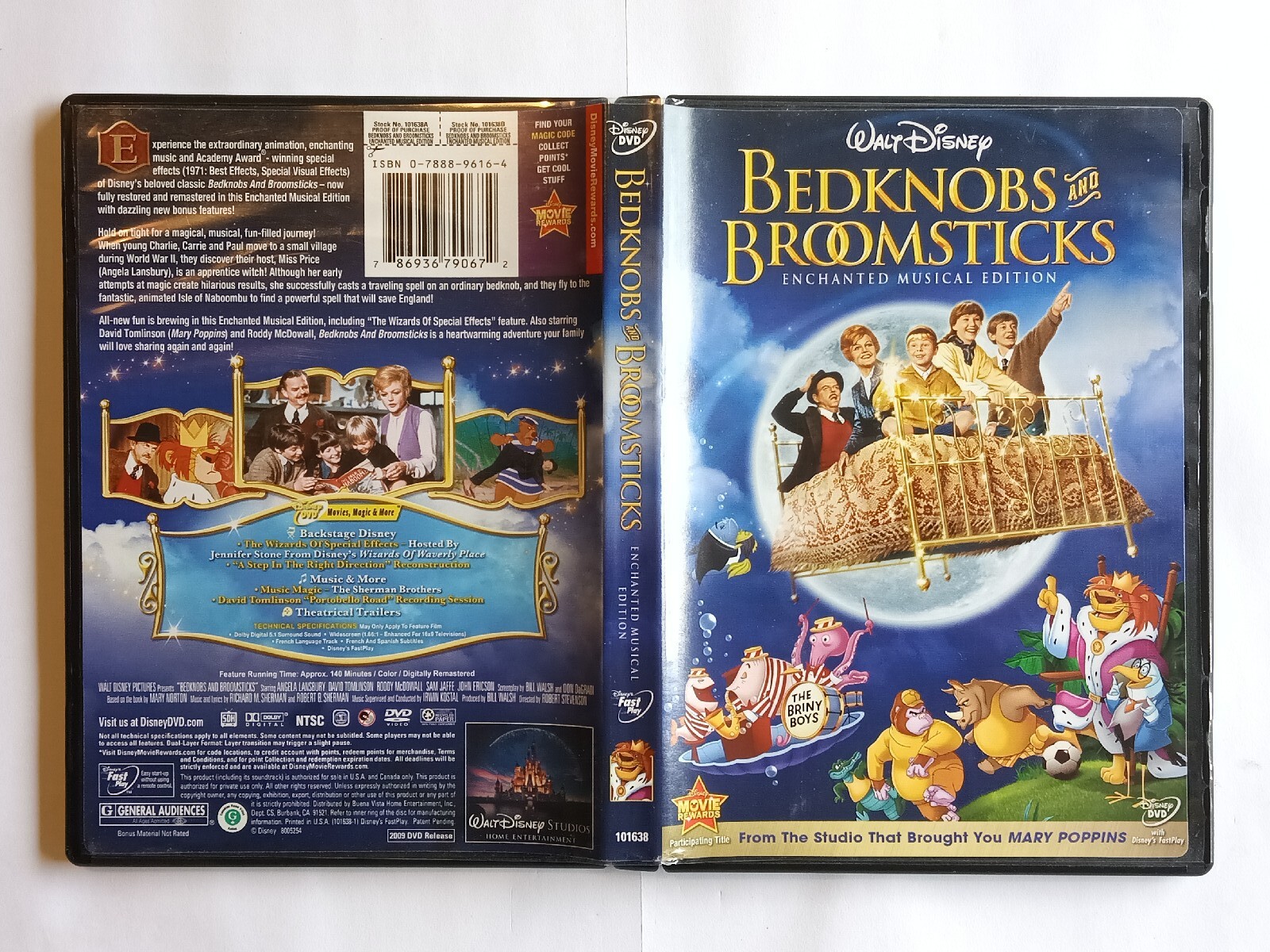 Bedknobs and Broomsticks (DVD, 1971) 786936790672 eBay