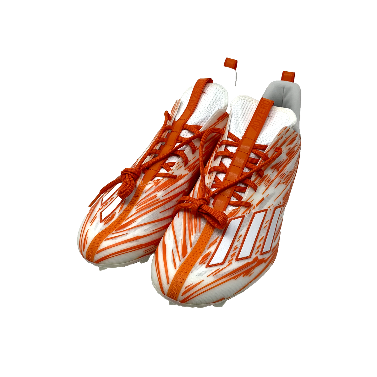 New Adidas Adizero 2022 Football Cleats Orange/White H03639 Mens Size 9.5 Adidas Adizero 2022 Primeknit Football Cleats | Mercari main image 4