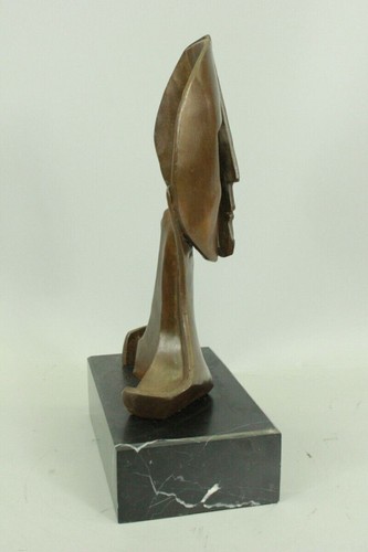 Picasso Male with Faces Cubism Design Outfit Bronze Sculpture Statue Figure Deal - Picture 3 of 6