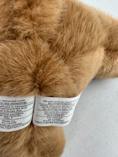 Peluche peluche pelliccia sintetica marrone Kellytoy Classic Impressions da collezione - Foto 10 di 14