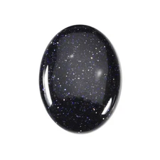 Dakota Stones Blue Goldstone 30x22mm Oval Cabochon Gemstones. CAB-BGS30x22OV