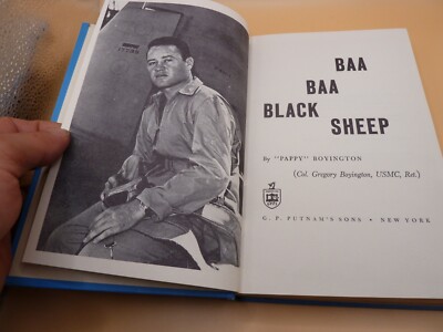 Vintage Hardcover Book no jacket  BA BA Black Sheep  by Pappy Boyington
