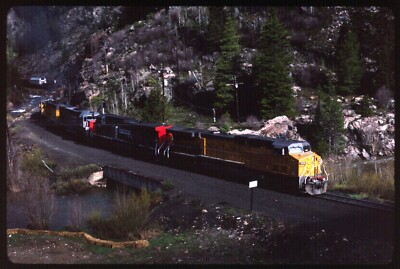 Original Rail Slide - UP Union Pacific 7028+ Belden CO 26.05.1997