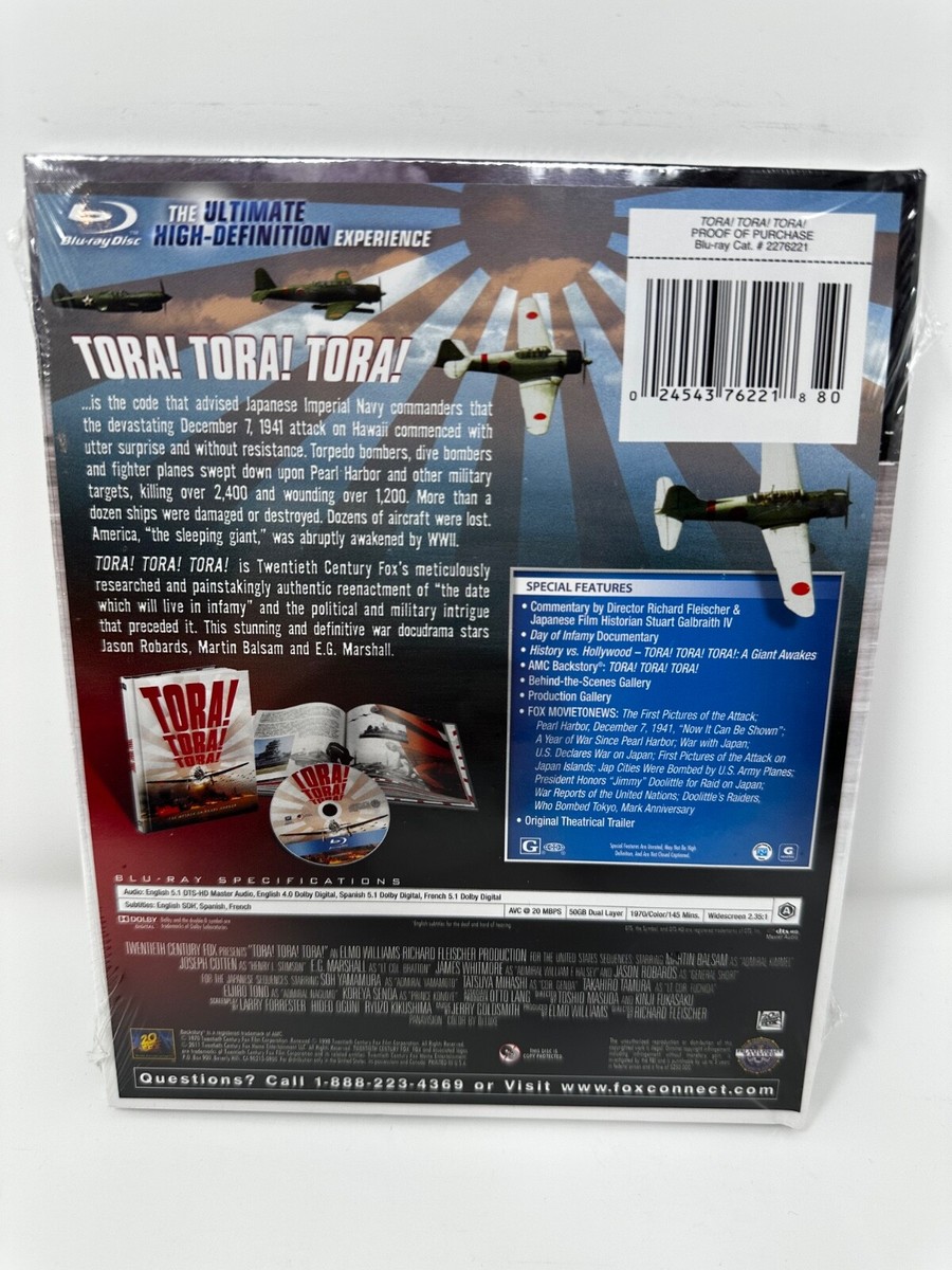 Tora Tora Tora (Blu-ray Disc, 2011, With Book) for sale