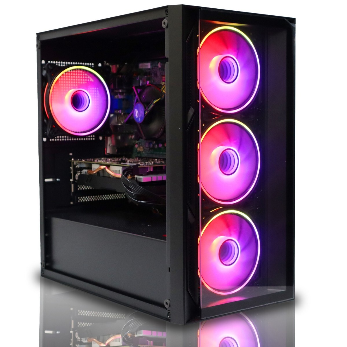 Gaming PC Bundle Intel Core i5 4th Gen 16GB RAM HDD SSD 4GB GTX 1650 Win 11 WIFI