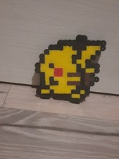 PIXEL ART PIKACHU - POKEMON NINTENDO PYSSLA PERLER BEADS
