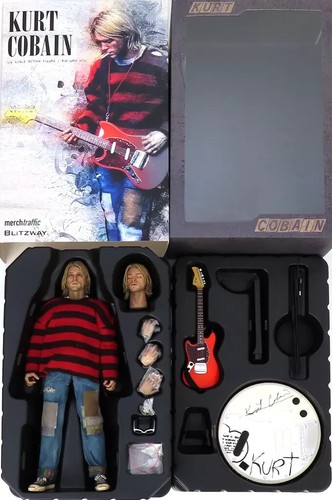 BLITZWAY KURT COBAIN NIRVANA 1:6 SCALE FIGUR USA HOT TOYS