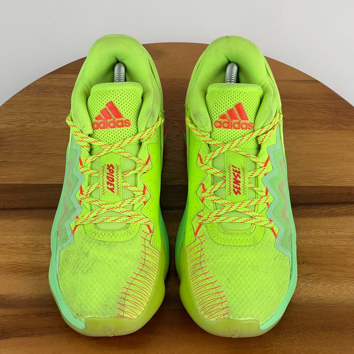 Mens Adidas DON Issue #2 Marvel Spidey Green Basketball  display picture 3