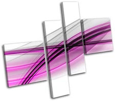 Funky Cool Design Abstract MULTI CANVAS WALL ART Picture Print VA