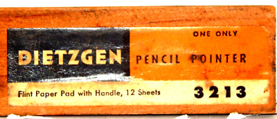 Vintage Dietzgen Pencil Pointer 3213 Six Sheets Remaining