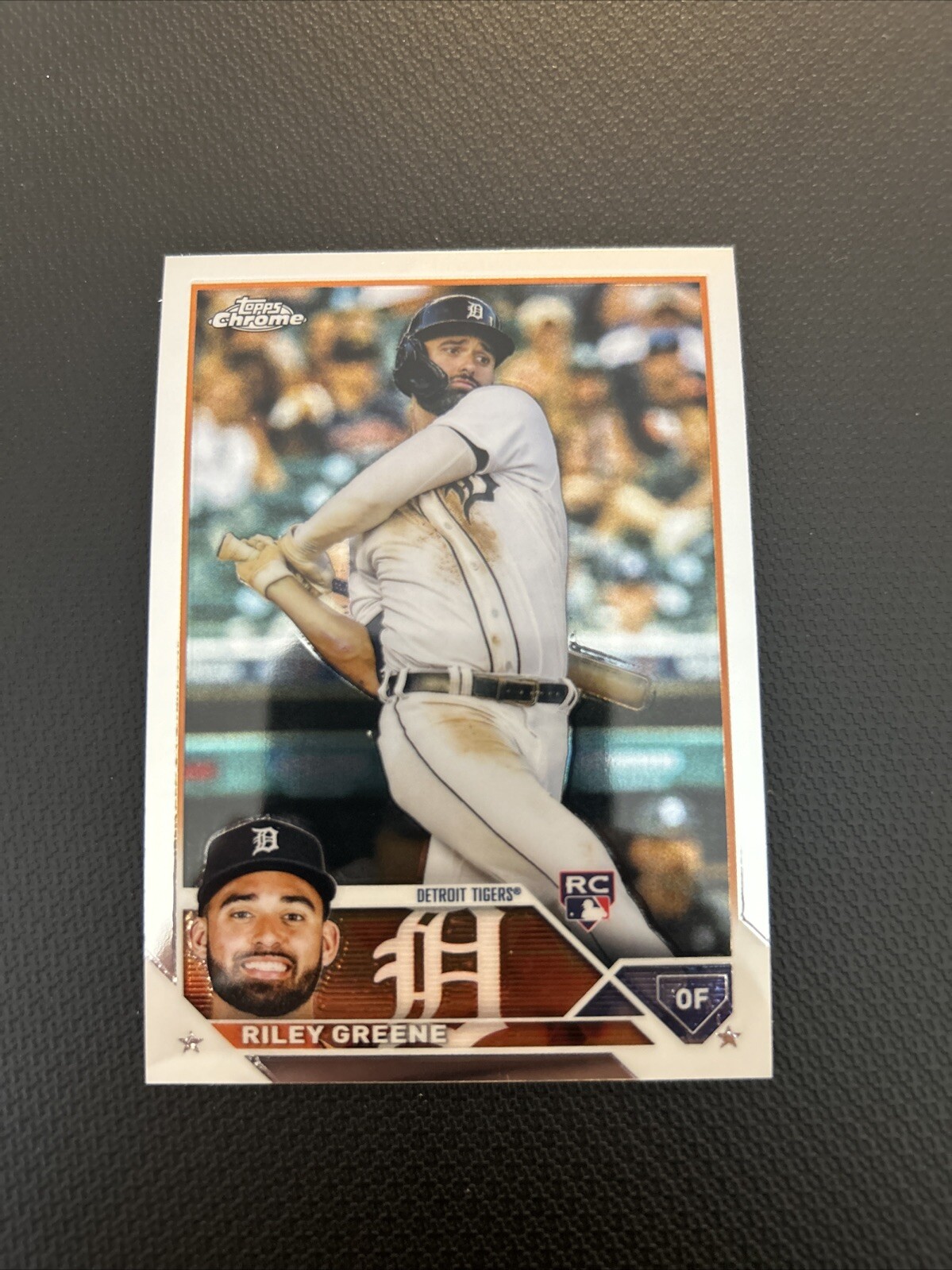 2023 Topps Chrome - #182 Riley Greene (RC) Baseball Card 9RRR