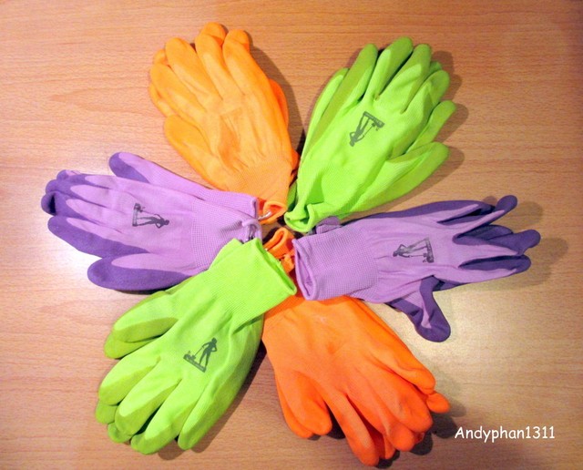 6 Pair Women's Garden Gloves Gardening Work Outdoor Soft Nitrile by