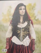 MEGHAN ORY AUTOGRAPHED HALLMARK CHRISTMAS GAC PHOTO AUTHENTIC BECKETT COA HOLO