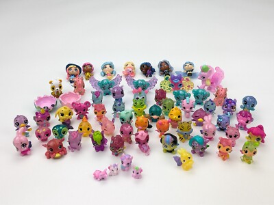 Hatchimals Colleggtibles Mini Figures Mermaid Fairy Shimmer Animals Lot of 64+