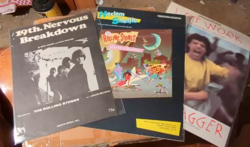 THE ROLLING STONES Sheet Music 19th Nervous Breakdown, Harlem Shuffle,Let's Work