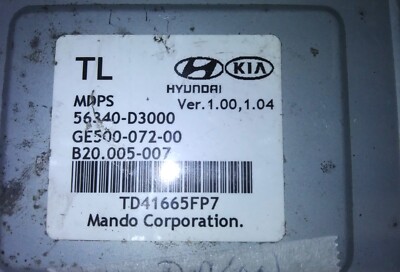 56340-D3000 Power Steering Control Module 2016-2017 Hyundai Tucson