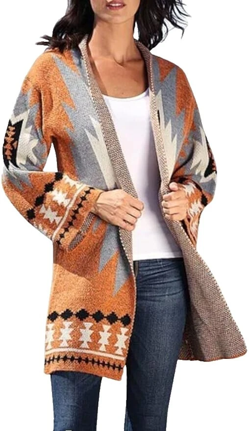 Suéteres informales cárdigan acrílico para mujer