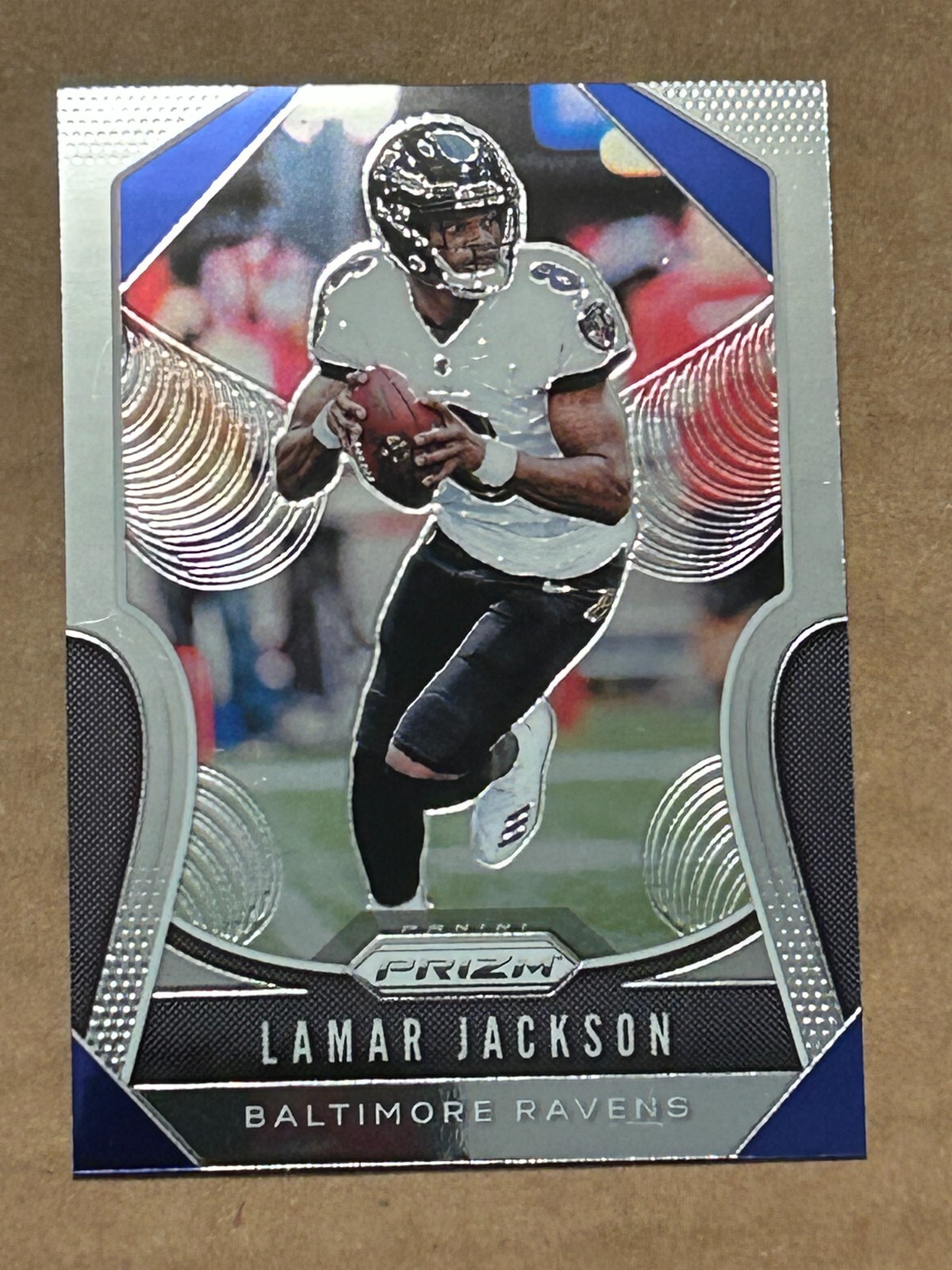 2019 Panini Prizm #71 Lamar Jackson Prizm Silver Ravens