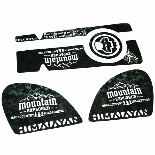 FüR Royal Enfield Himalaya Komplett Kraftstofftank Pad Sticker Schutz Aufkleber-image