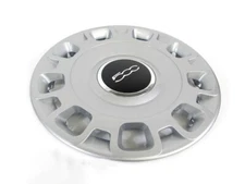 2012-2017 FIAT 500 15" STEEL WHEEL SILVER HUB CAP COVER NEW OEM MOPAR GENUINE
