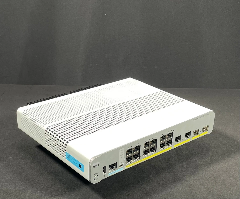 Cisco 3560C WS-C3560CX-12PC-S 12 Port  IP Base Switch - Same Day Shipping - Image 2 of 4