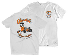 GLENDALE SPEED CENTER WHITE TALL TEE T-SHIRT TWO-LANE BLACKTOP SPEED EQUIPMENT