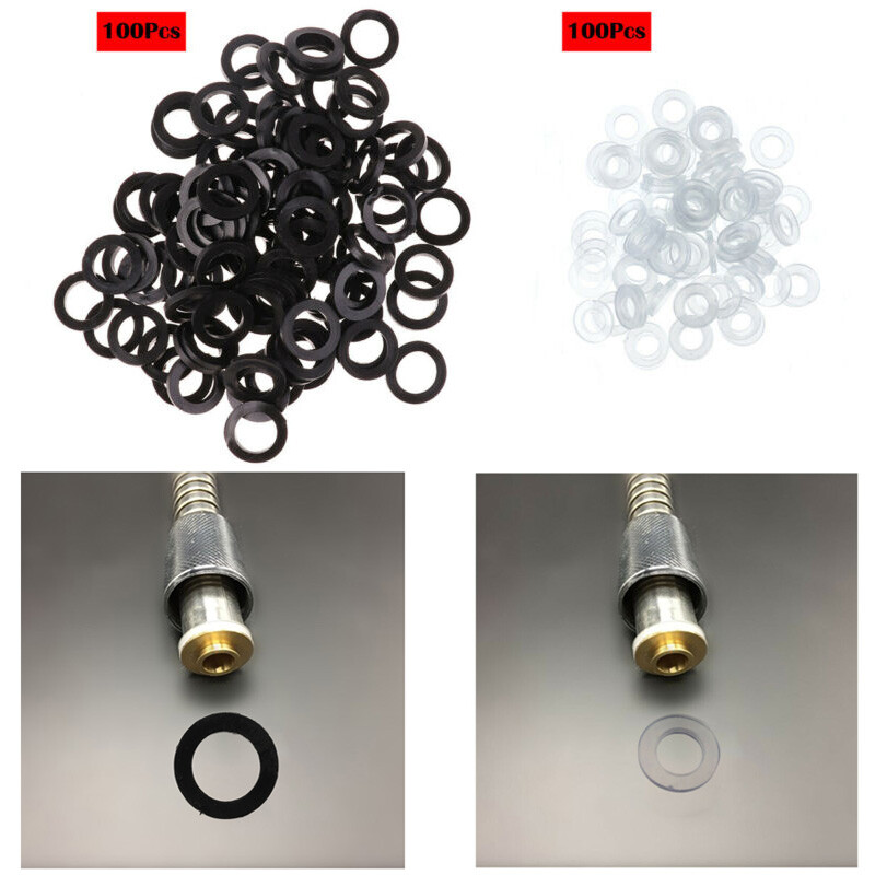 100Pcs Heavy Duty Flexible Pipe Garden Shower Hose Rubber Washers O