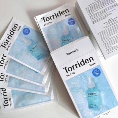 Torriden DIVE-IN Low Molecule Hyaluronic Acid Mask 27ml*10pcs. Expired 09/2026