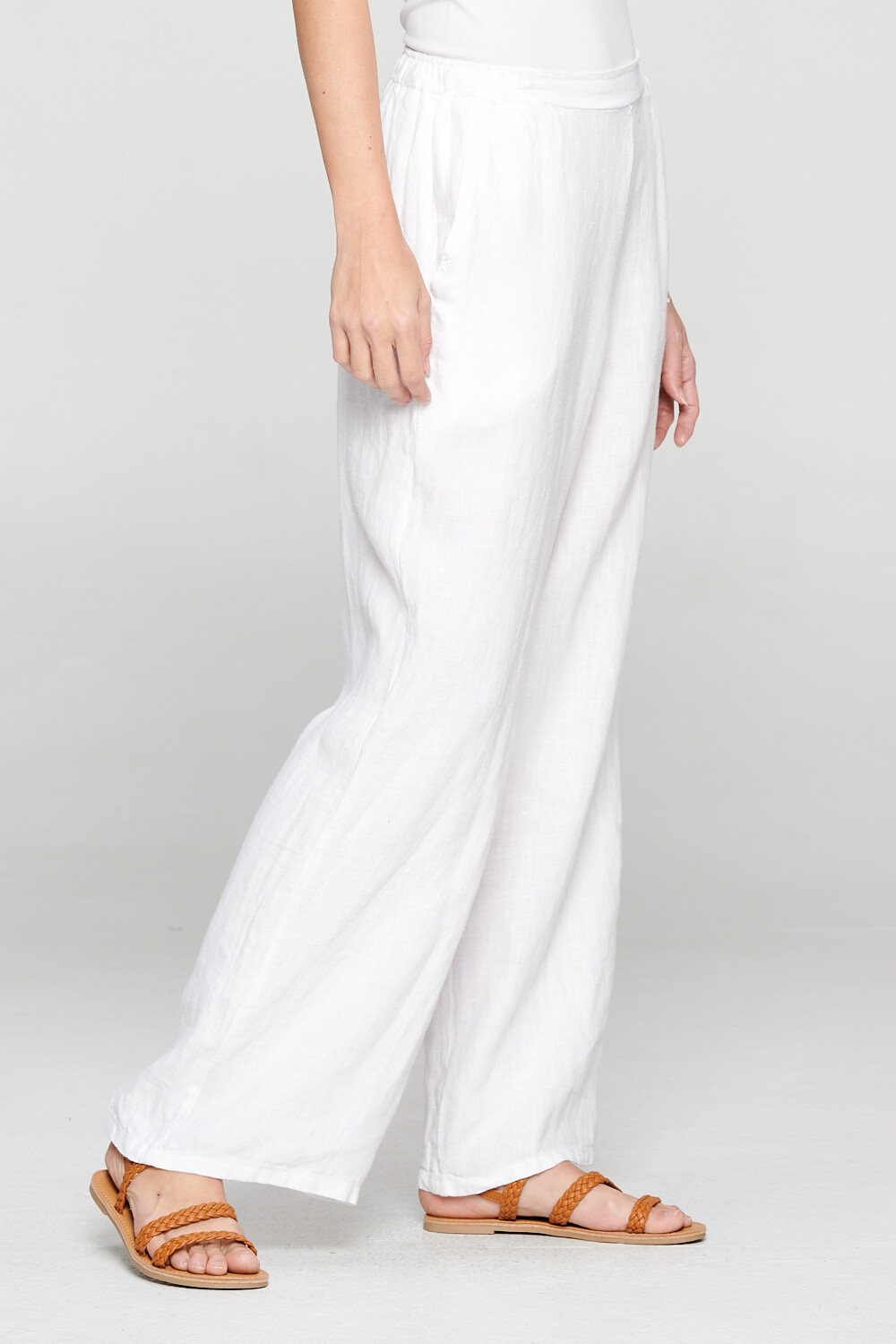 LP80 Camo Green XLarge NWT Match Point Linen Pants Straight Leg Full