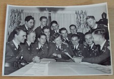 AWESOME 1940's WWII 'LARGE Group PHOTO' "U.S. Army Young Men CADETS"